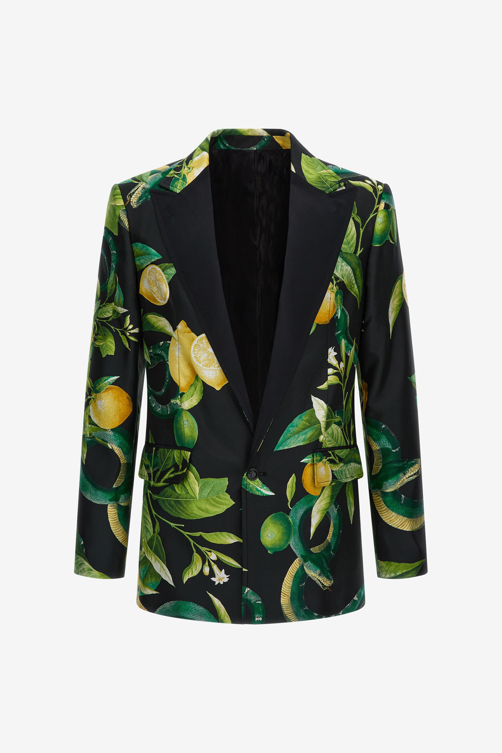 RC Lemon print blazer Black SRT411-4QI89