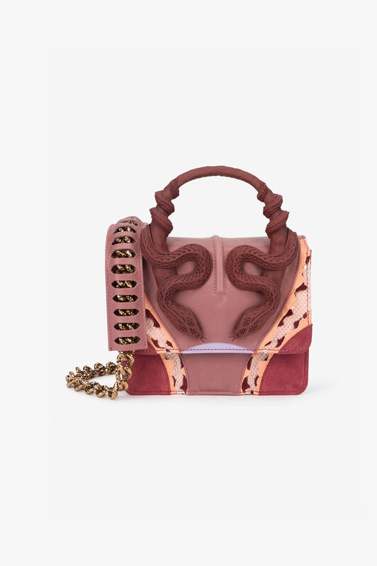 RC Borsa Rosa Piccola Con Serpenti ROSSO/ROSA/BORDEAUX VWB003-PZS67