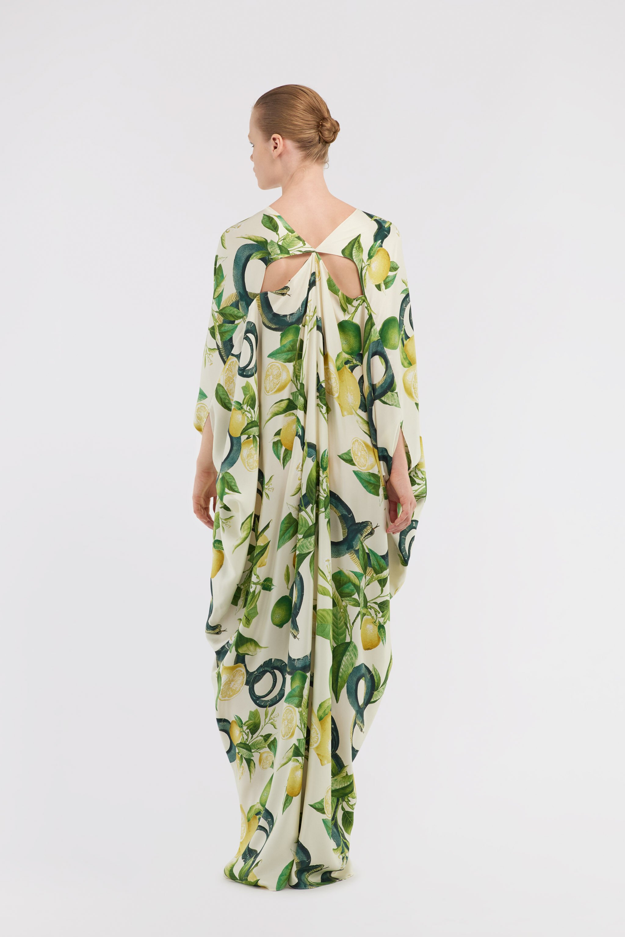 RC Kaftano Lemon print Elfenbein SKT181-4QI89