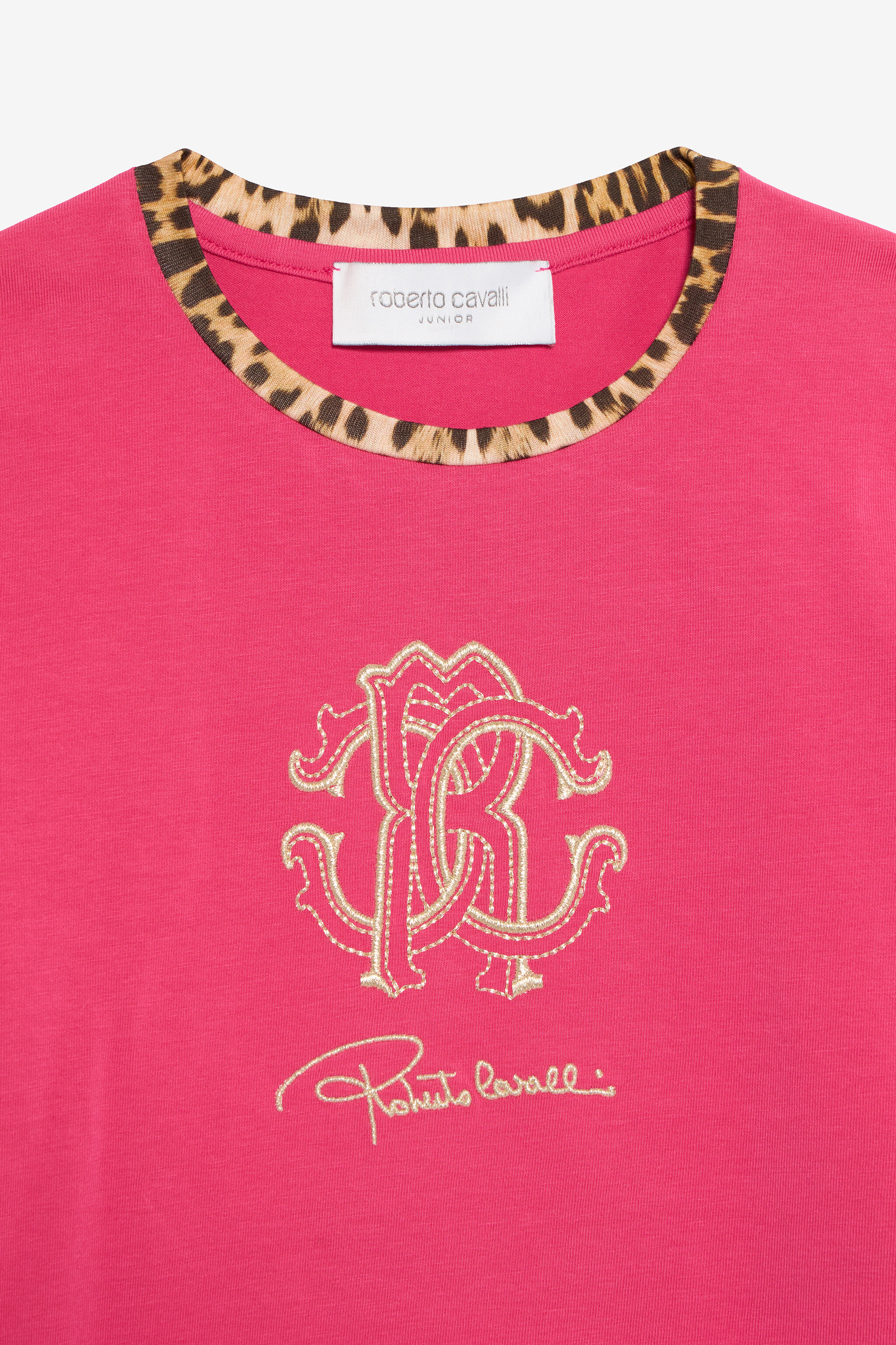 JU T-Shirt Fucsia Bouganville Con Monogram RC FUXIA BOUGANVILLE VJT62H-JD001
