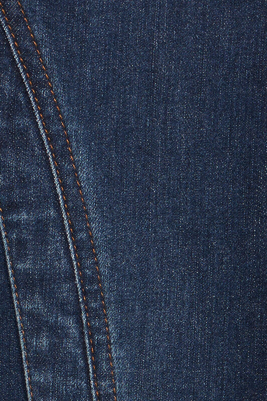 JU Jeans Mit Monogramm RC Aus Strass Dunkelblau UJJ23B-DS015