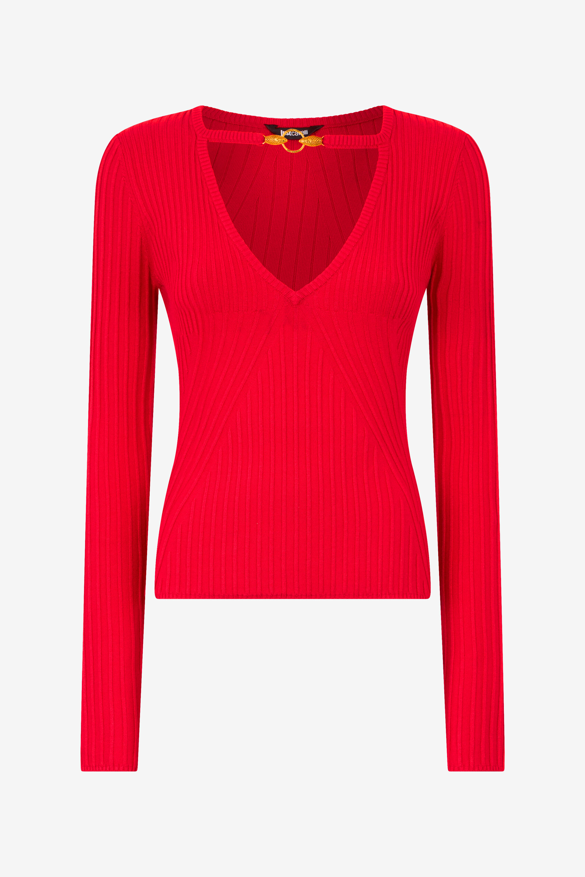 JC Sweater with Snake Head Charms Rot TFM024-TF149