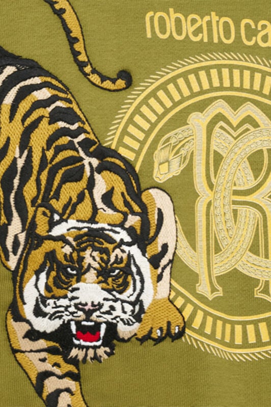 RC Sudadera Verde con Logo GREEN OLIVE QOT66C-CFU50