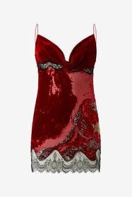 ${brand} Minikleid In Dunkelrot Mit Maritimem Print ${colorDescription} ${masterID}