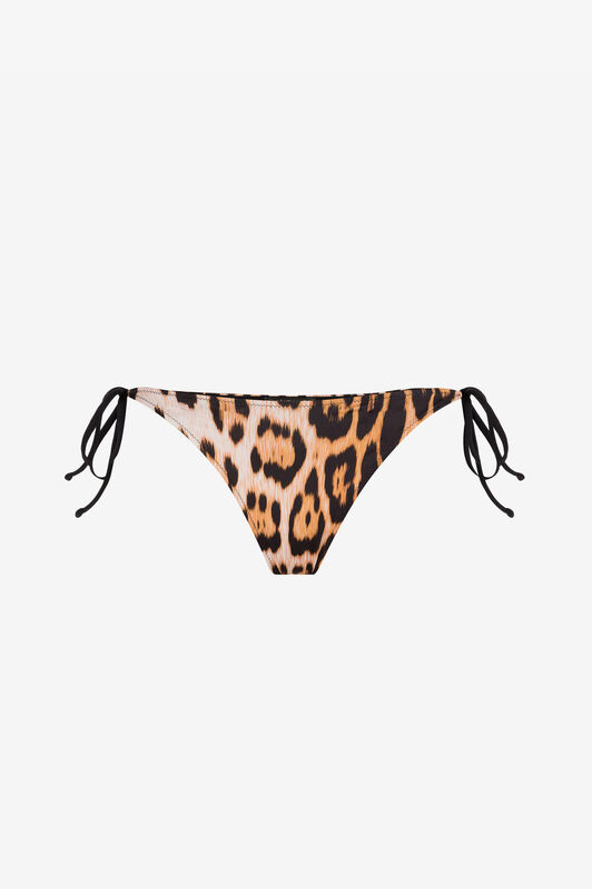RC Bas de bikini à imprimé léopard RC Bas de bikini à imprimé léopard Marron clair QKW00B-LNF53