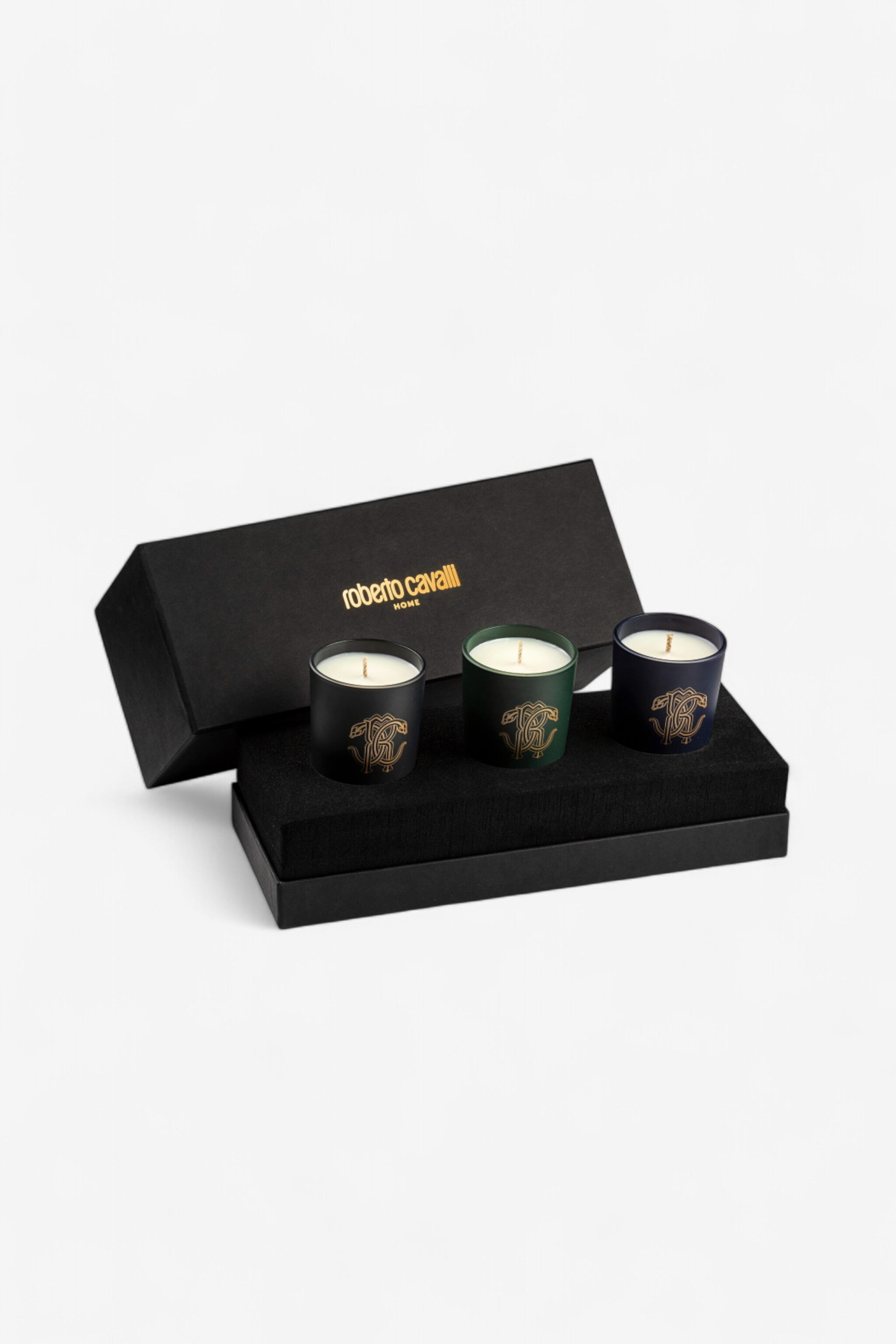 HO Gold Jungle Set of Three Scented Candles 80 G Multicolor TALA02-IA096