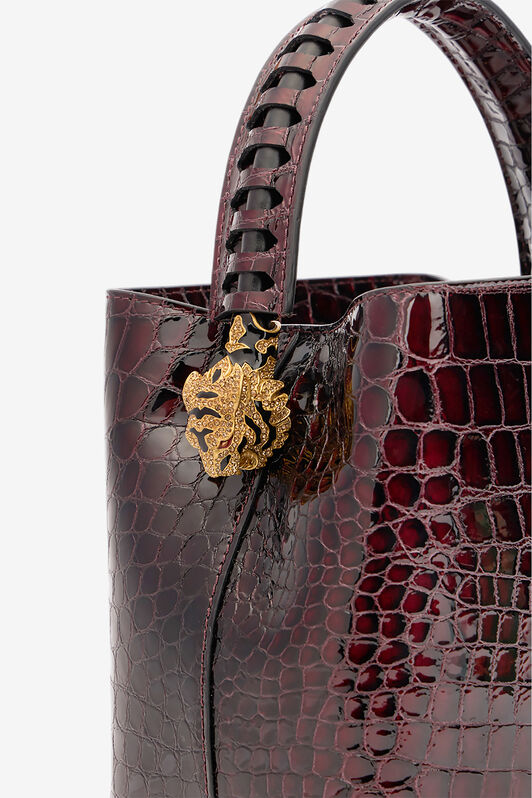 RC Crocodile-Effect Roar Bag Purple UKB011-PZE01