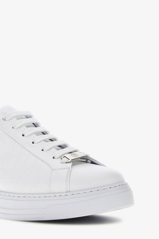 RC Sneakers with Monogram RC White NOS00A-PZ966