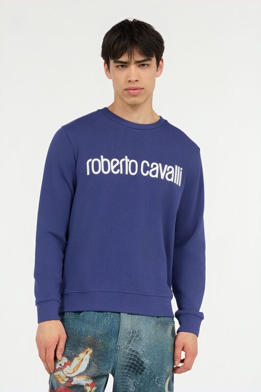 RC Blue Sweatshirt with Logo RC Blue Sweatshirt with Logo NAVY POT66A-CF052