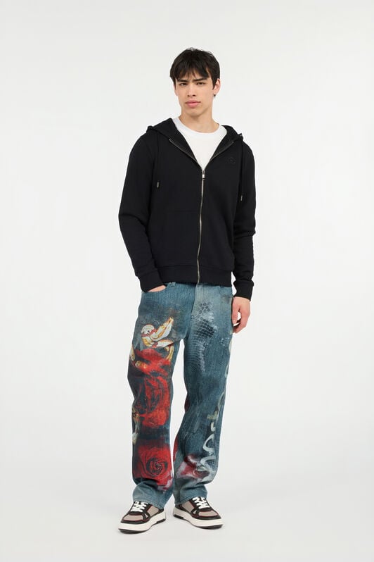 RC Black Hoodie with Zip RC Black Hoodie with Zip BLACK POT69A-CF052