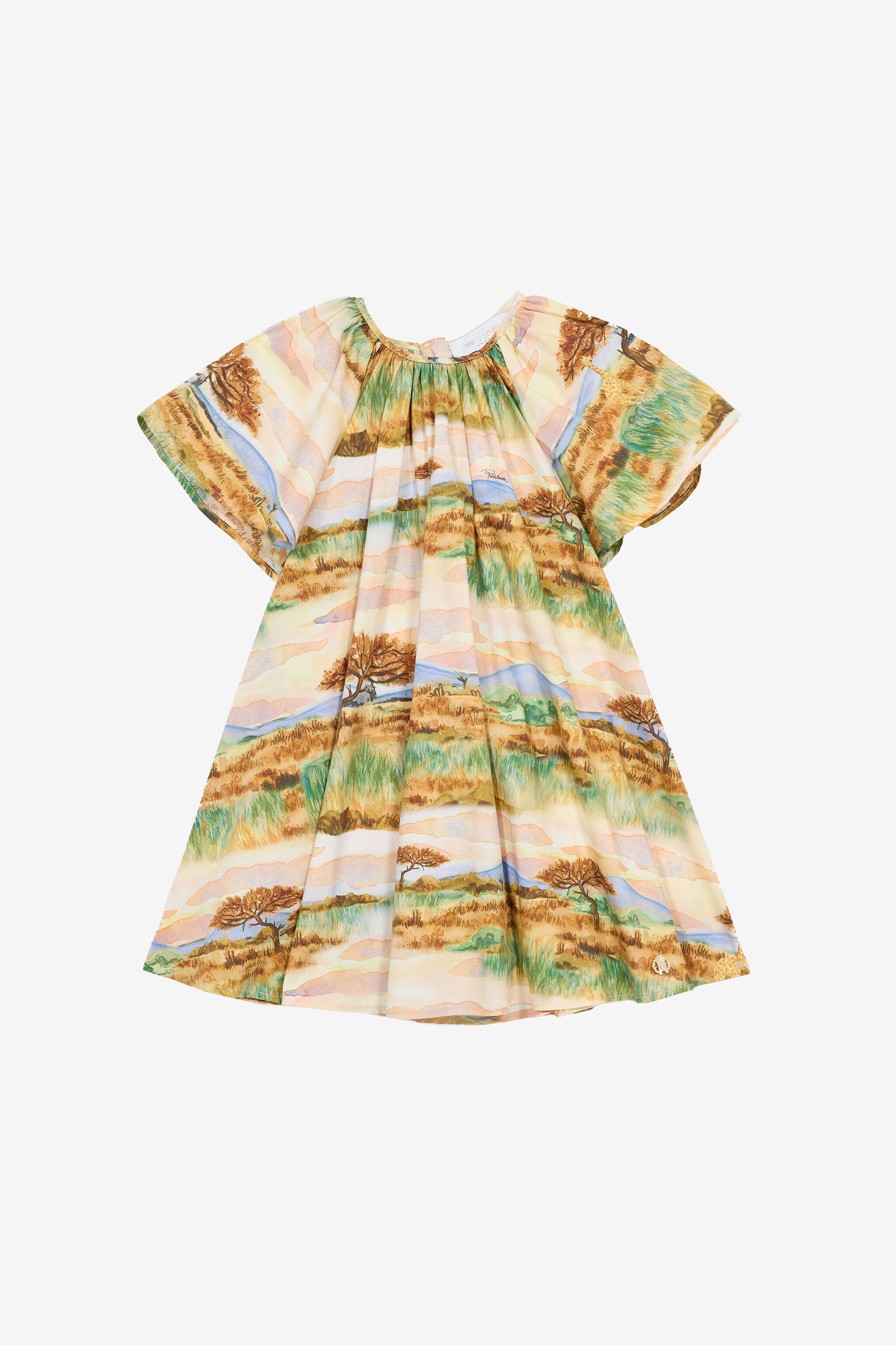 JU Safari-Print Dress Light brown UJT10E-7MO40