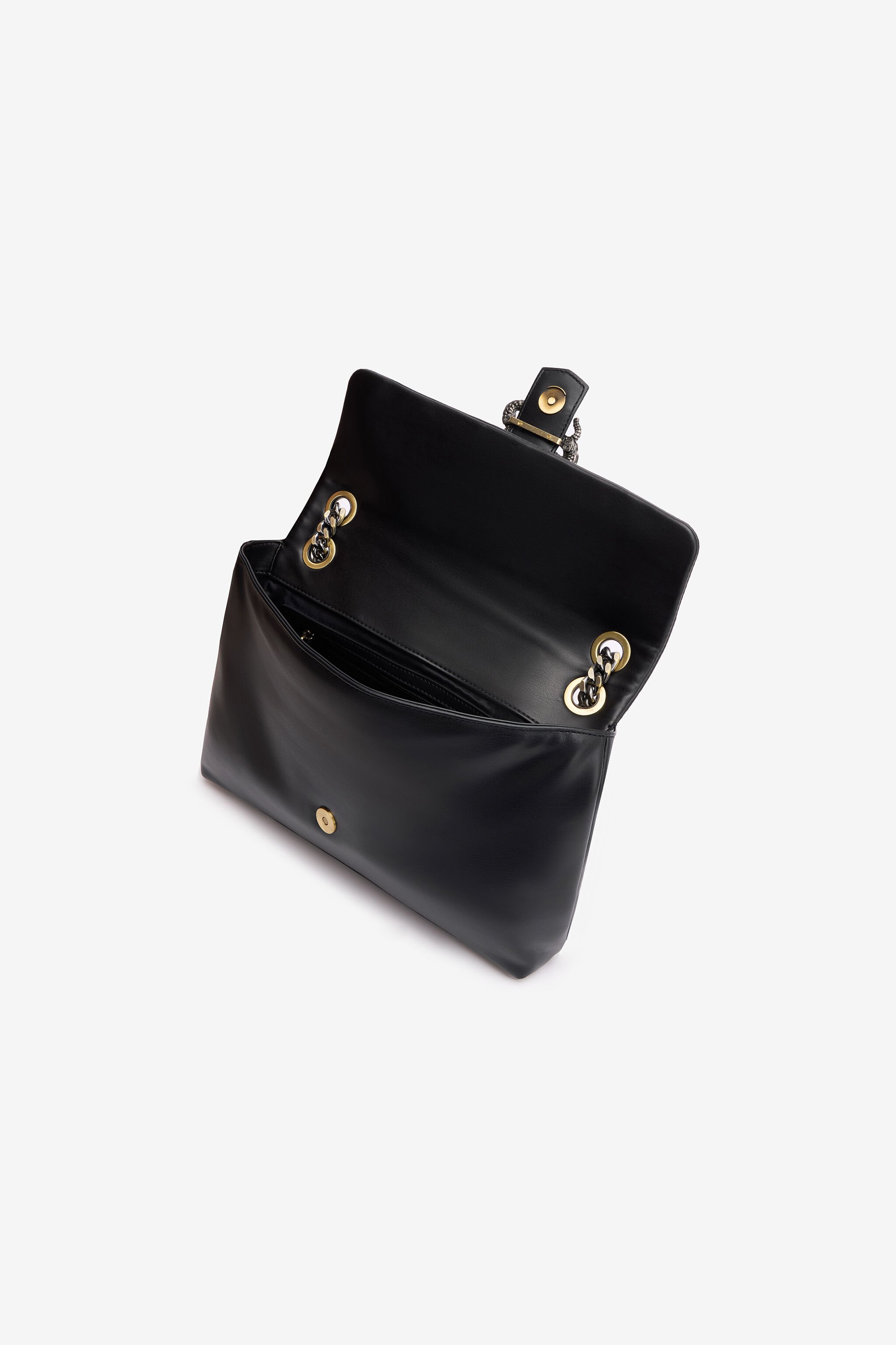 JC Bag With Snakes And Logo Black SFB222-SF720
