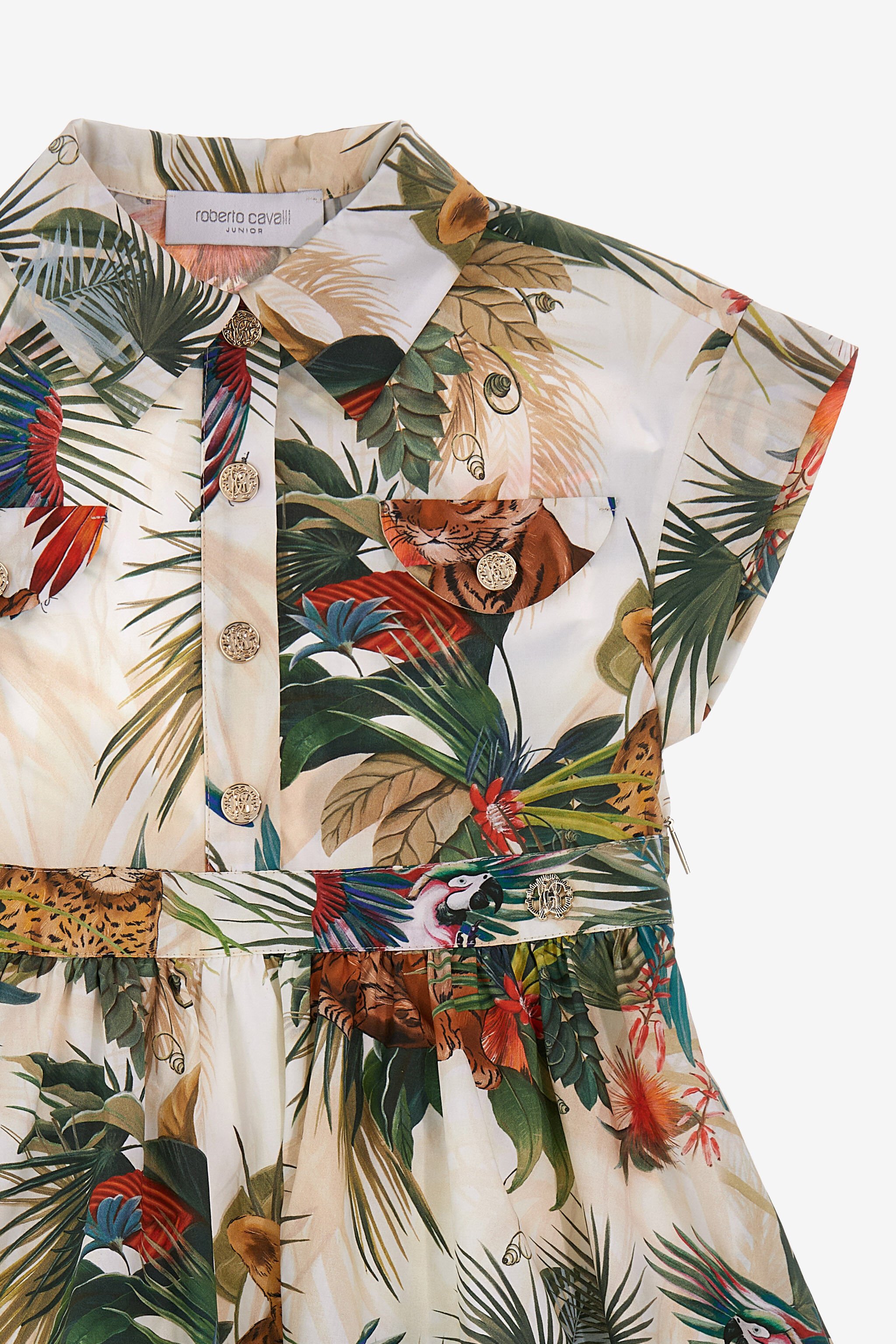 JU Jungle print dress Green SJT139-7MI96