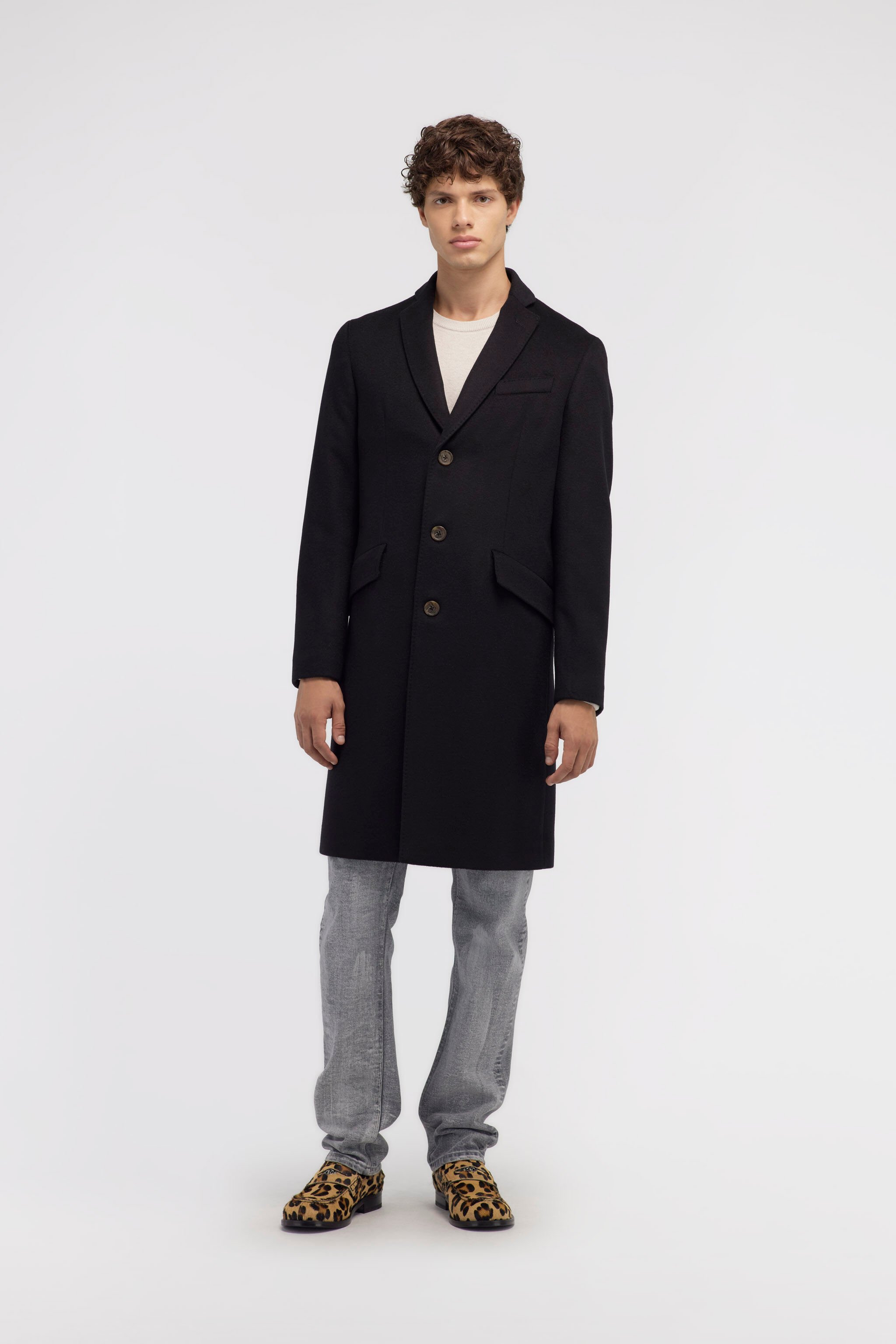 RC Single-breasted coat Schwarz NOT50D-WH016