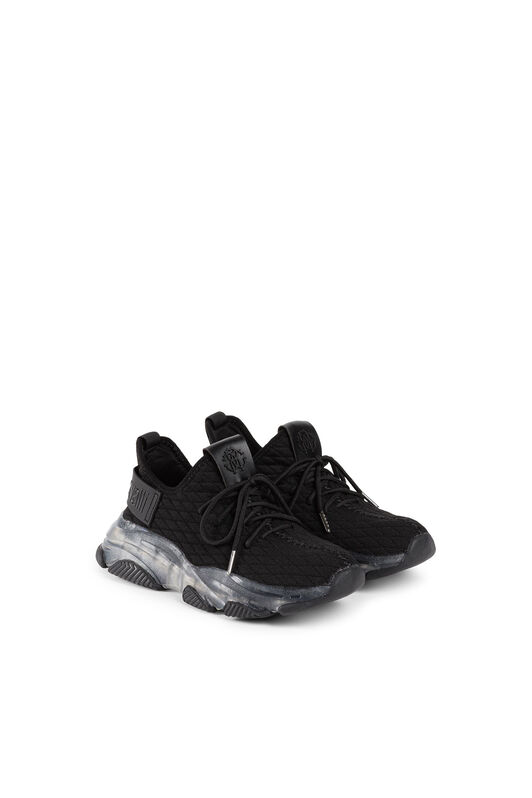 RC RC Monogram Quilted Sneakers Black ISS001-FG033