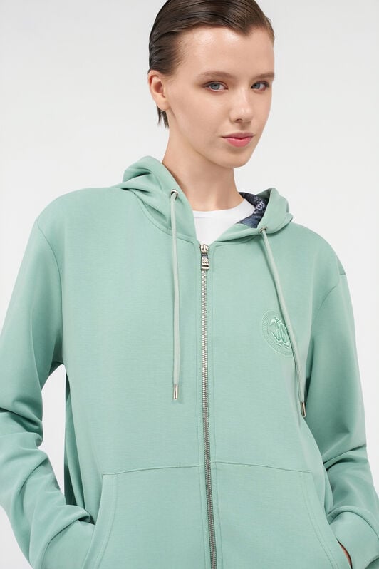 RC Green Sweatshirt with Logo MALACHITE GREEN QOT66B-CF054