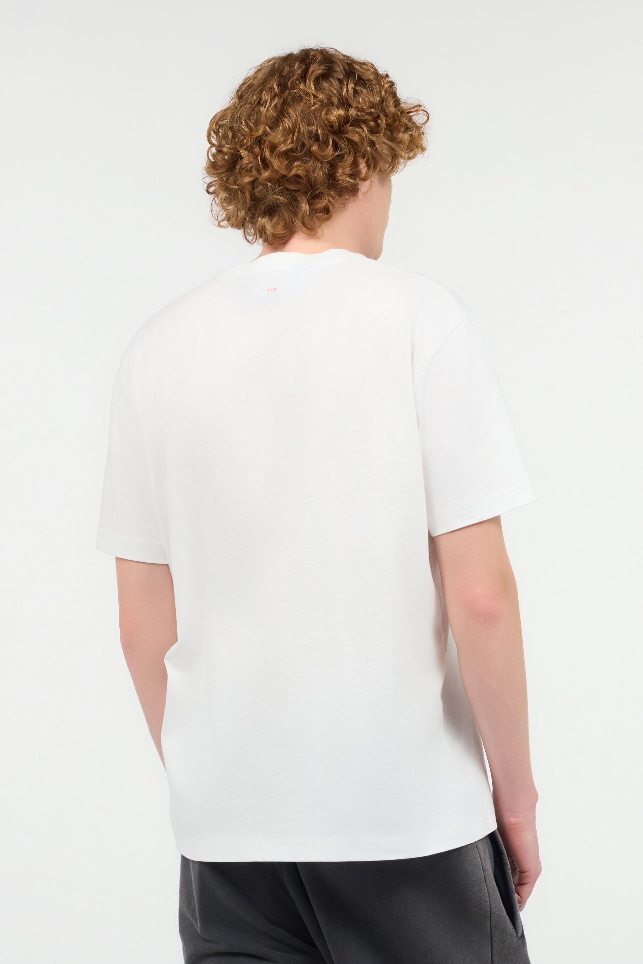 JC T-Shirt Mit Logo-Print Vorn Weiß UFT062-UF082