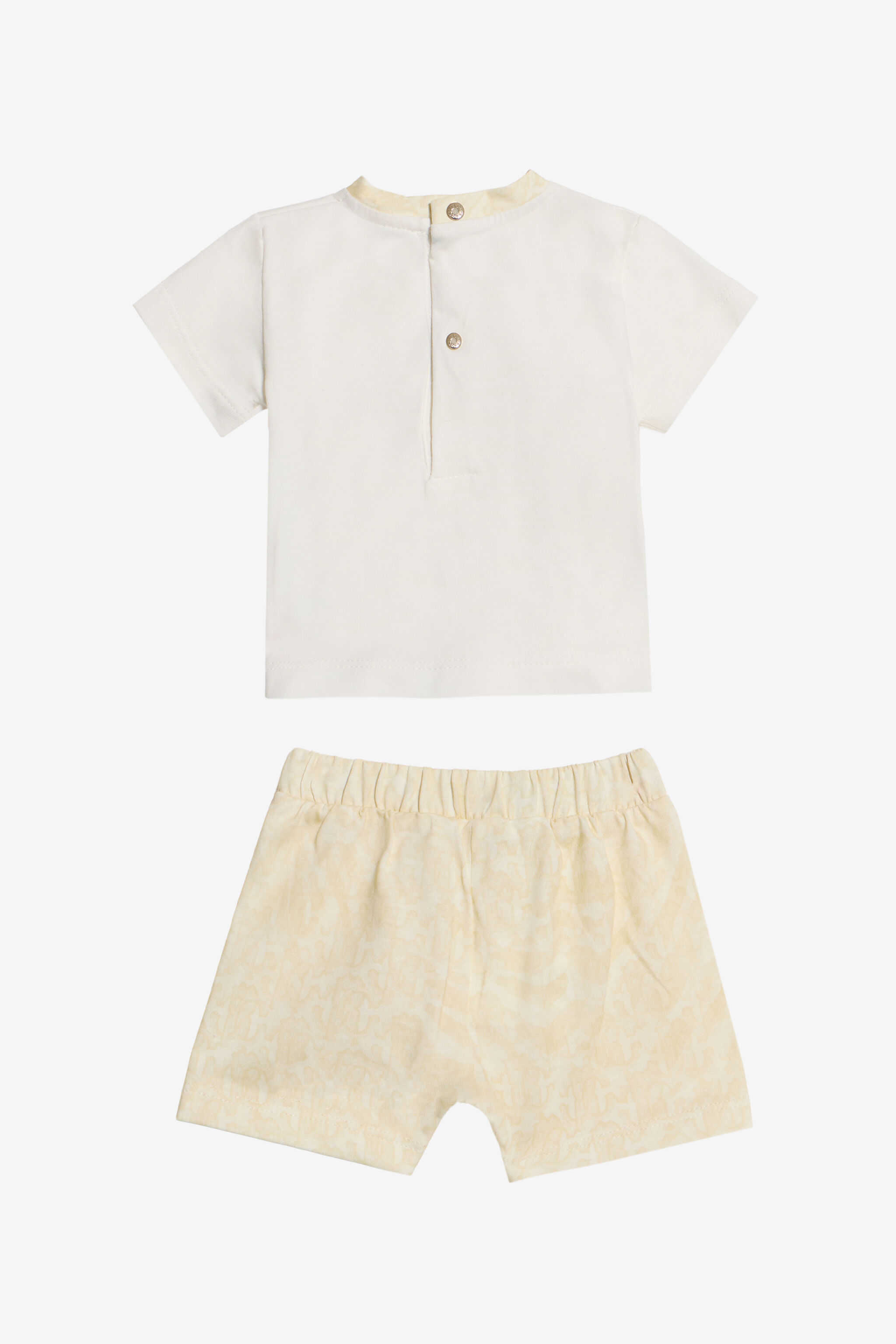 JU Monogram Zebra Print Cotton Set IVORY WJT809-JFR11