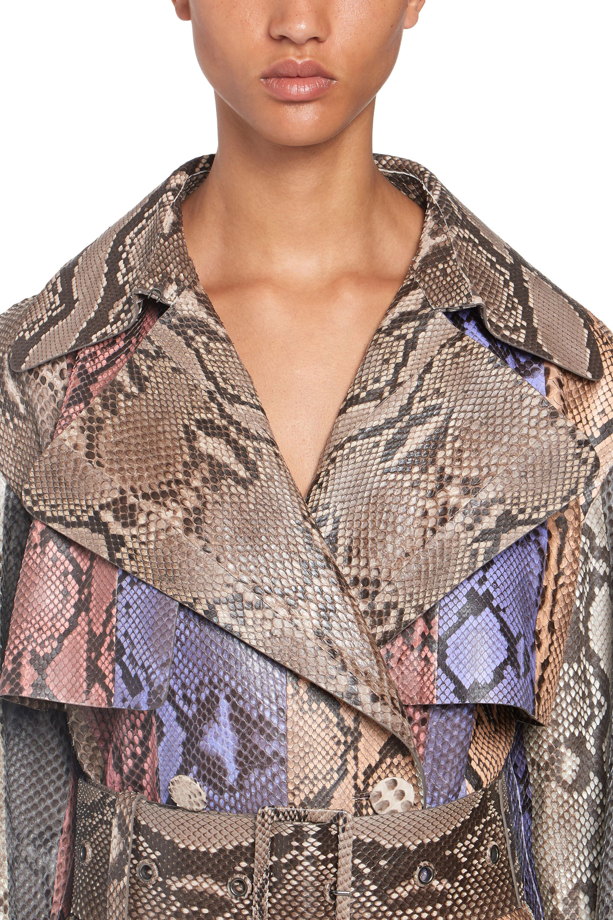 RC Snakeprint leather coat MULTICOLOR IQP501-UB001