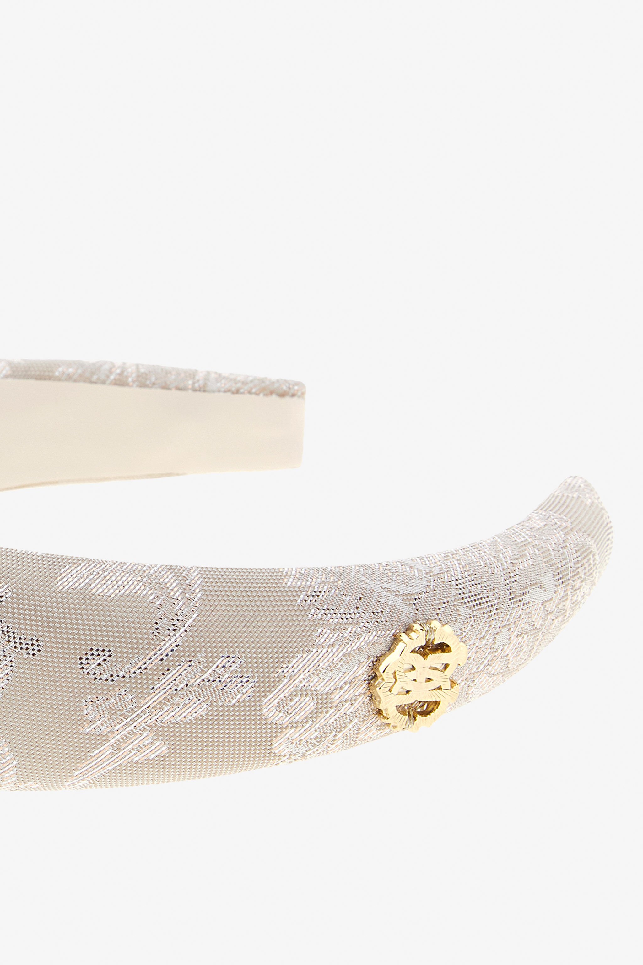 JU Cerchietto con stampa e logo RC Marrone chiaro SJI007-DJ001