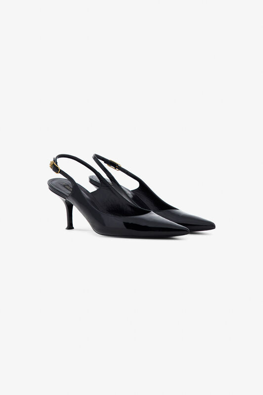 RC Décolleté Slingback in Pelle Nero TKS043-PZV00