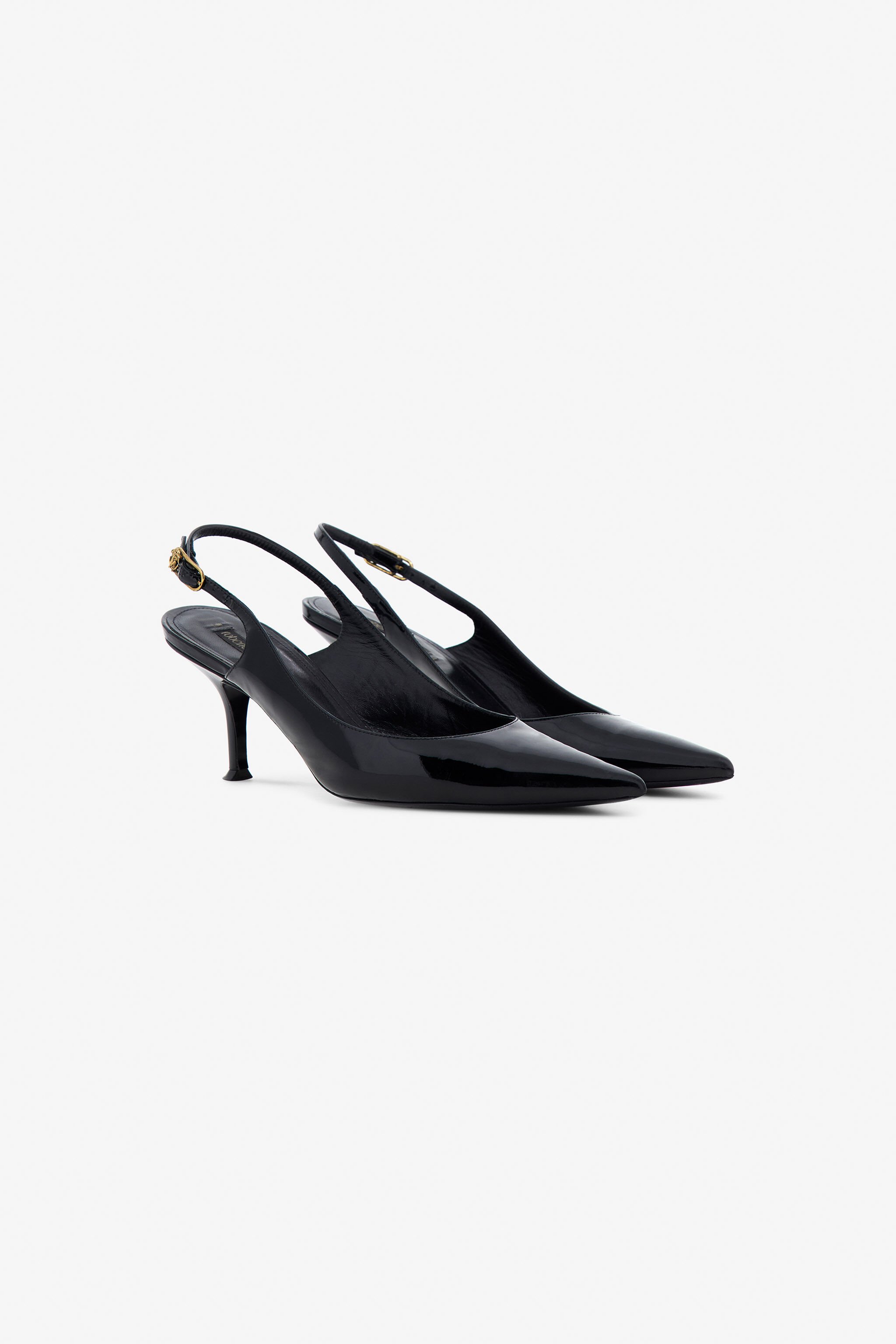 RC Décolleté Slingback in Pelle Nero TKS043-PZV00