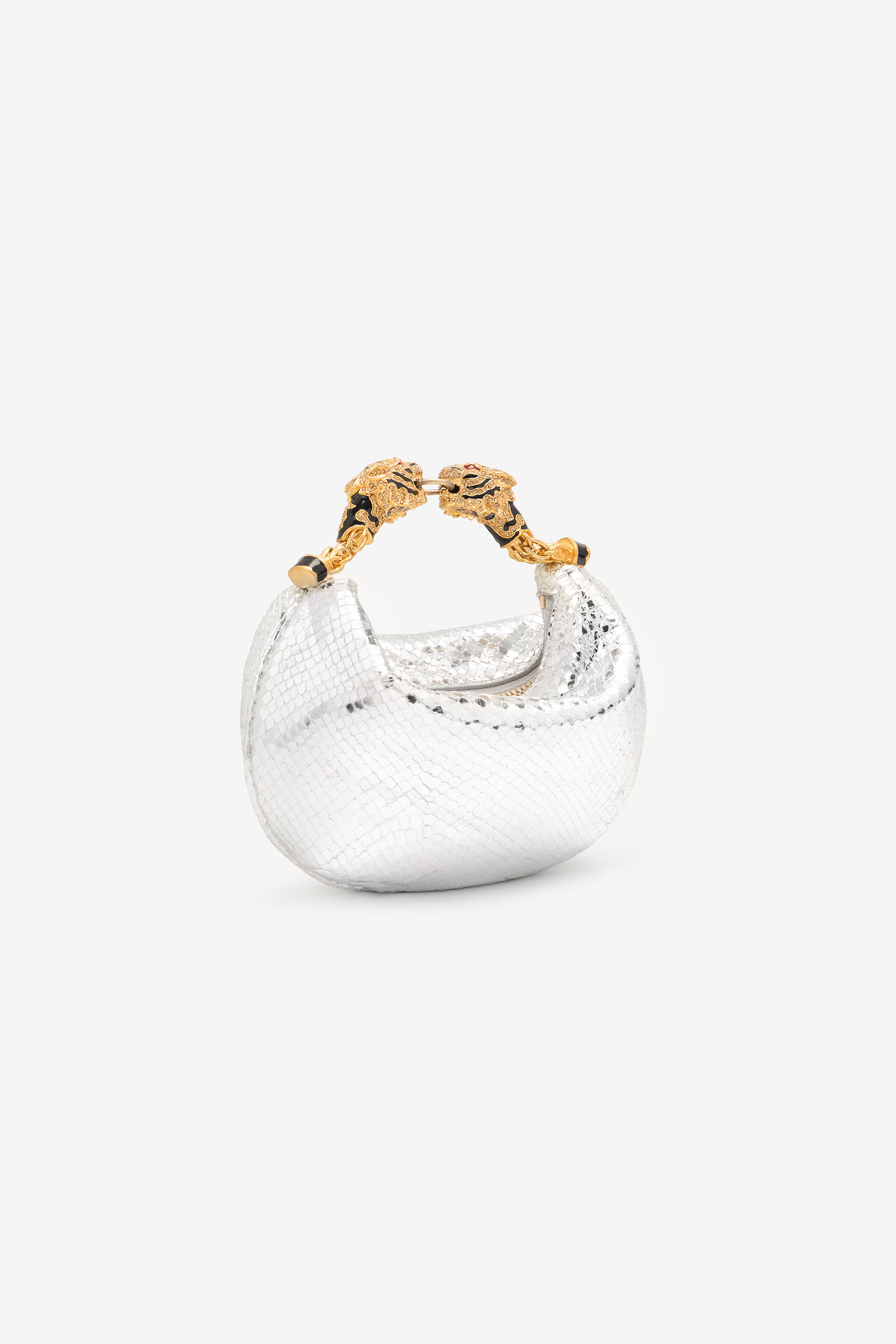 RC Mini Roar Bag Hobo Stampa Serpente Argento UKB013-PZ579