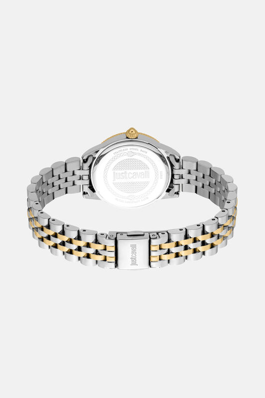 JC Just Cavalli Set: Watch + Bracelet Silver/Gold SALT3H-IT323