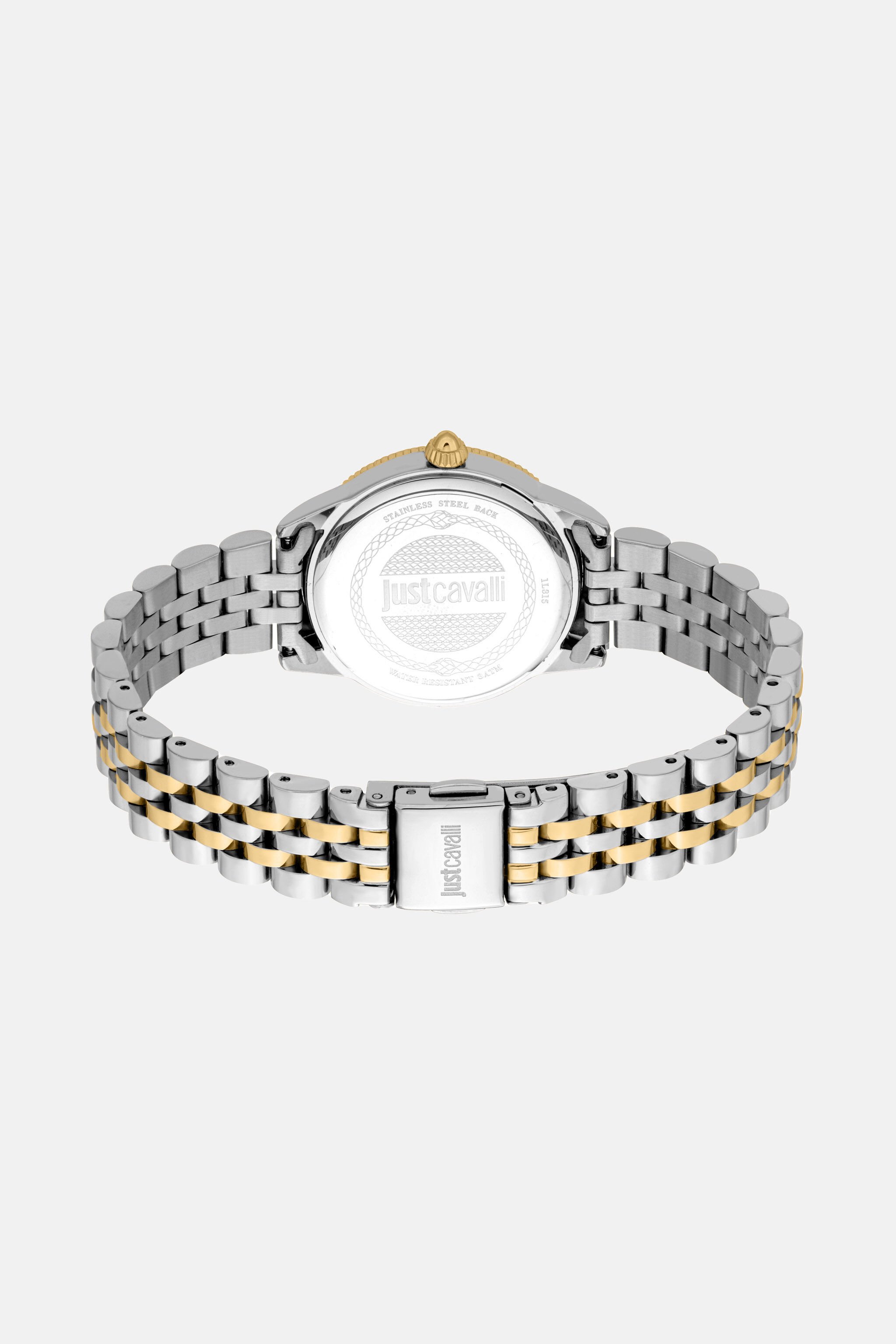 JC Just Cavalli Set: Watch + Bracelet Silver/Gold SALT3H-IT323