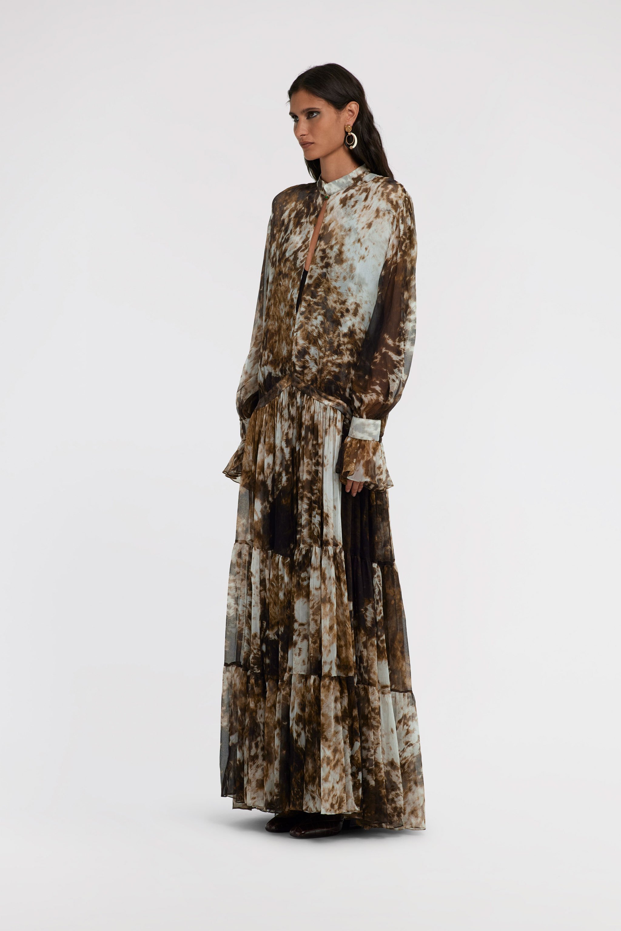 RC Appaloosa Print Dress Brown TKT133-CKN08
