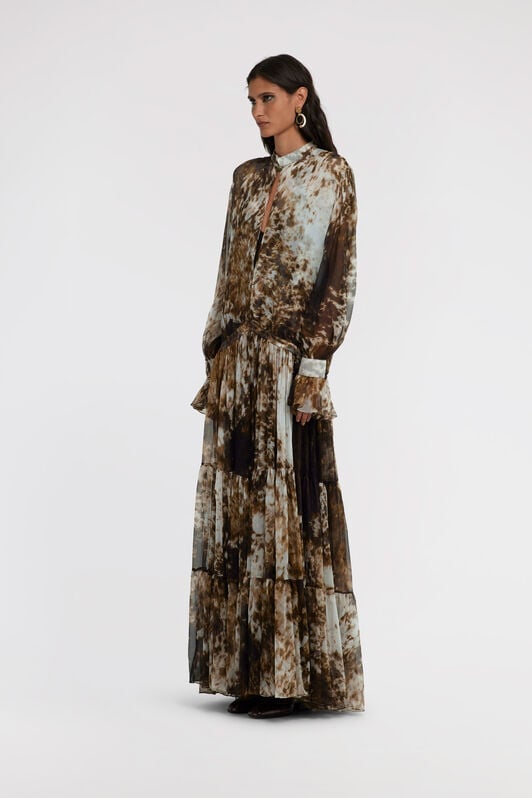 RC Appaloosa Print Dress RC Appaloosa Print Dress Brown TKT133-CKN08