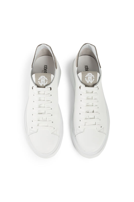RC RC Monogram Sneakers Blanc/Gris KOS00H-PNO03