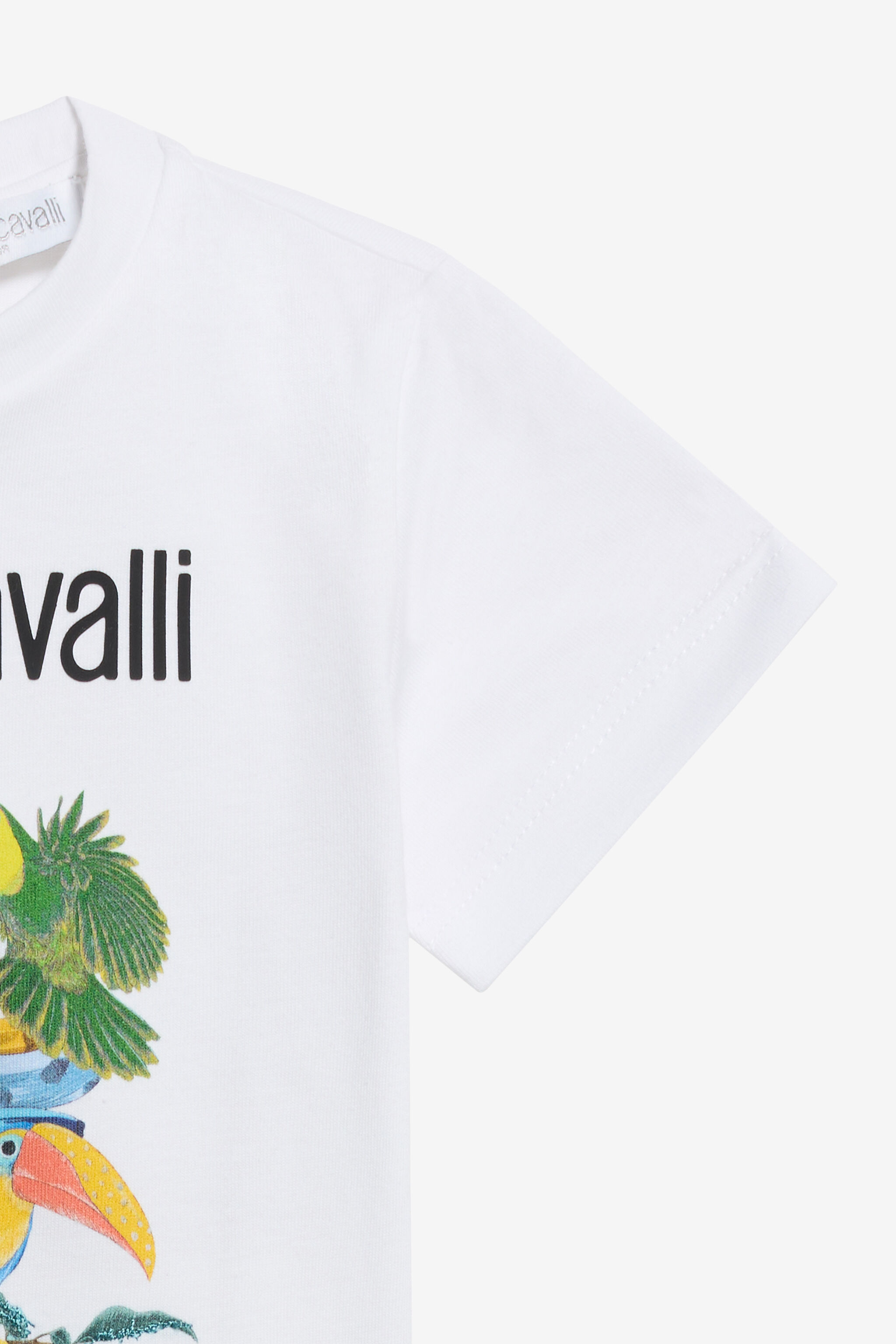 JU Camiseta con Estampado Tropical JU Camiseta con Estampado Tropical OPTICAL WHITE WJT609-JD001