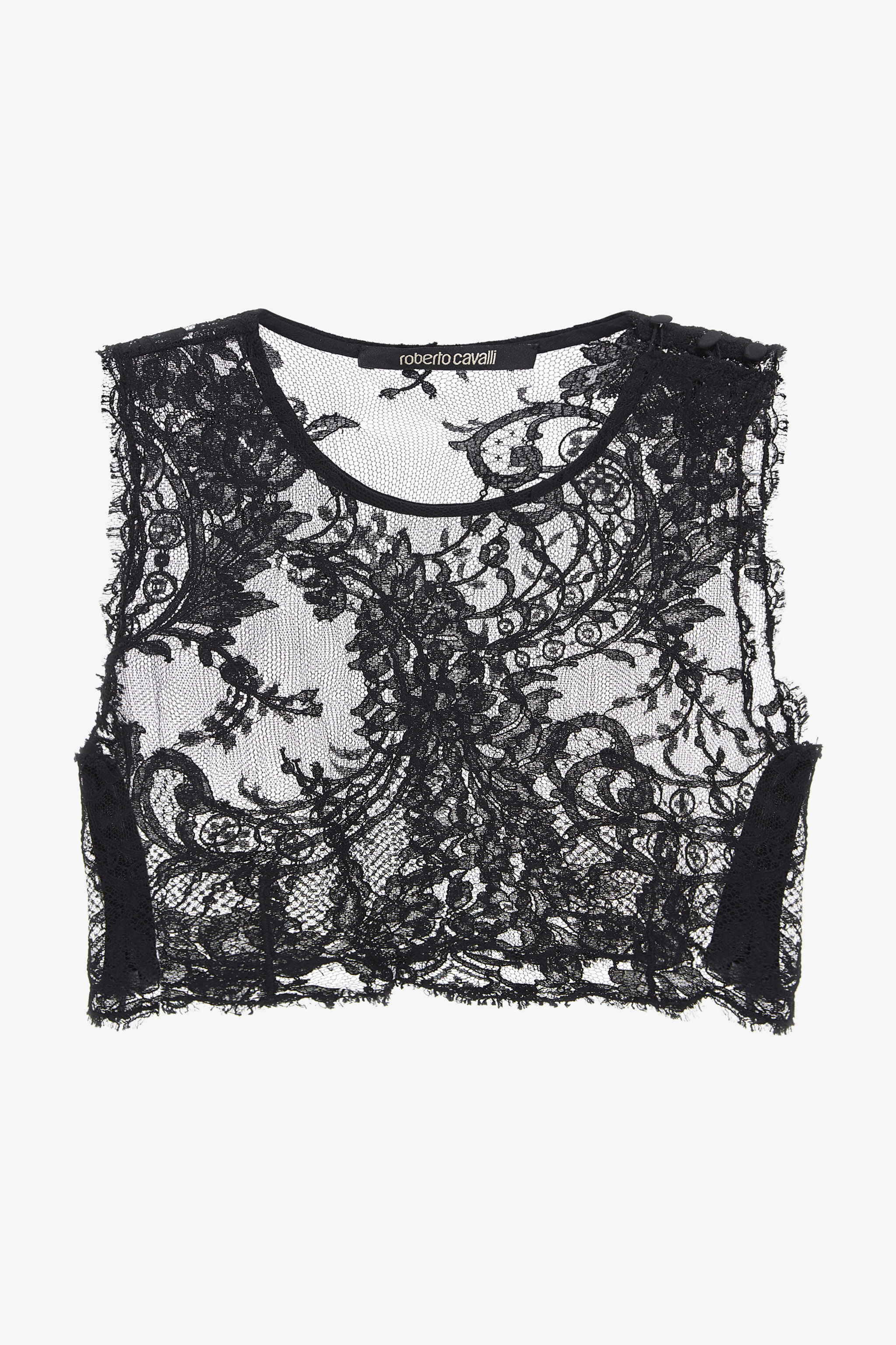 RC Embroidered top Black RWT601-RP003