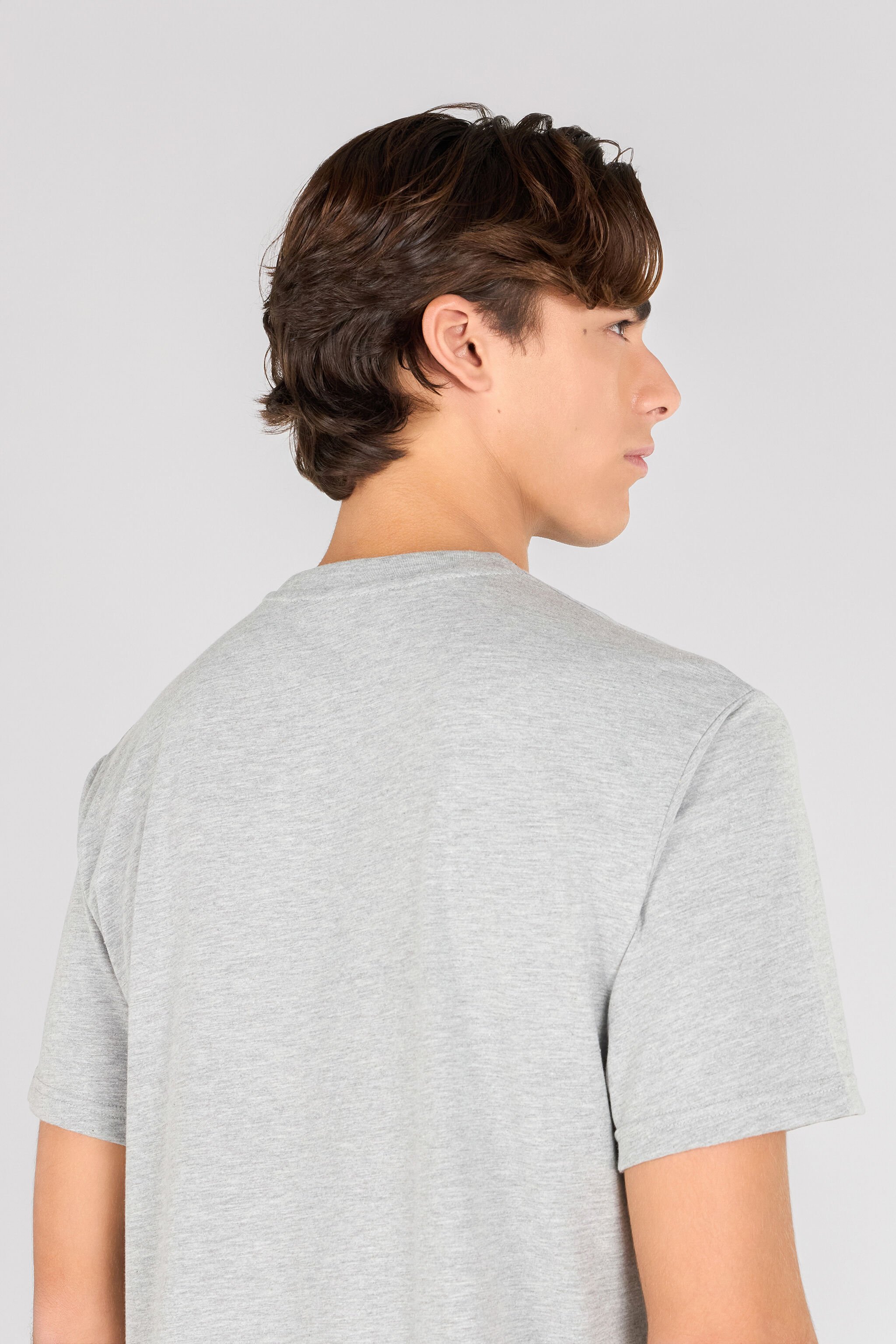 RC T-Shirt Avec Imprimé Animalier Et Logo Gris OOT60G-JD060
