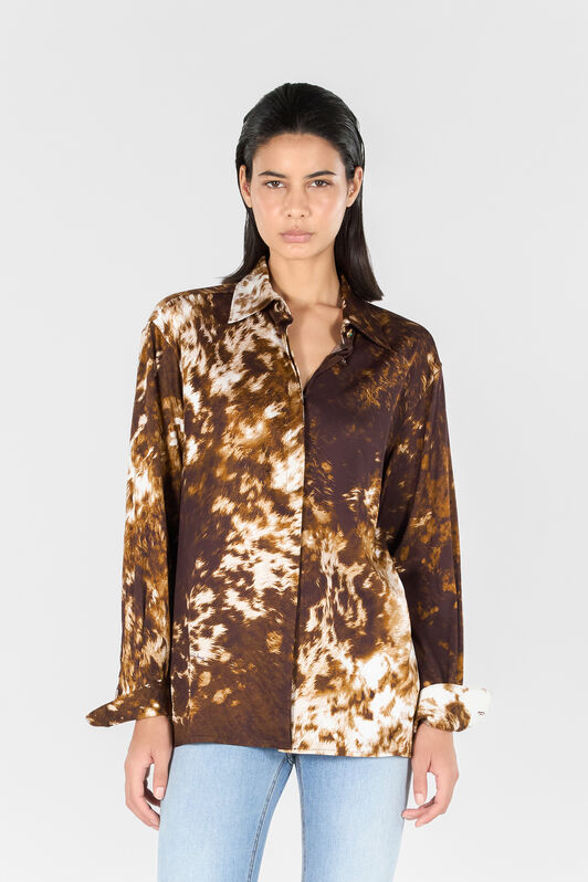 RC Appaloosa print shirt RC Appaloosa print shirt Brown TKT704-FQN08