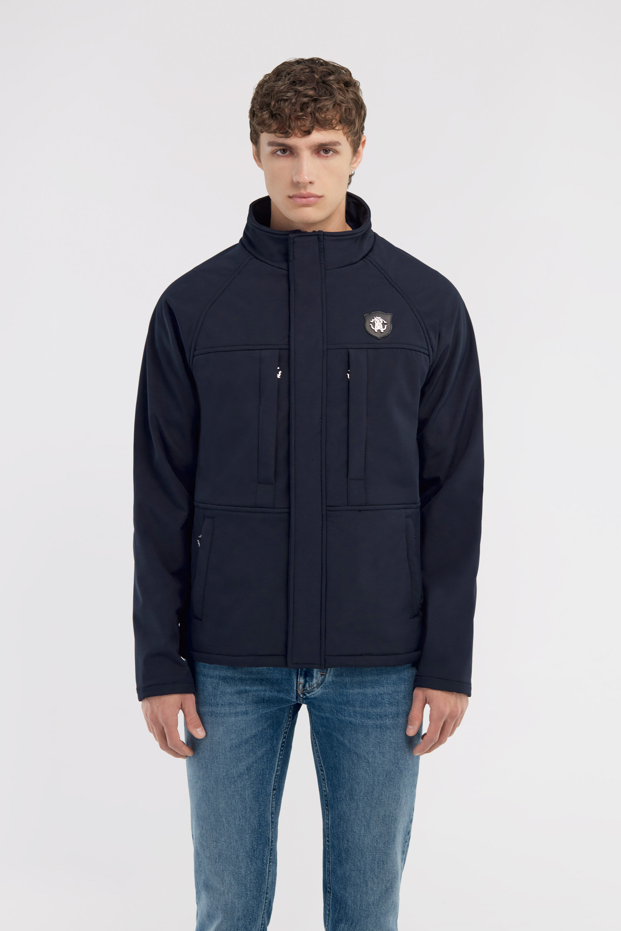 RC Padded down jacket with logo Dark blue NOT40I-SB001