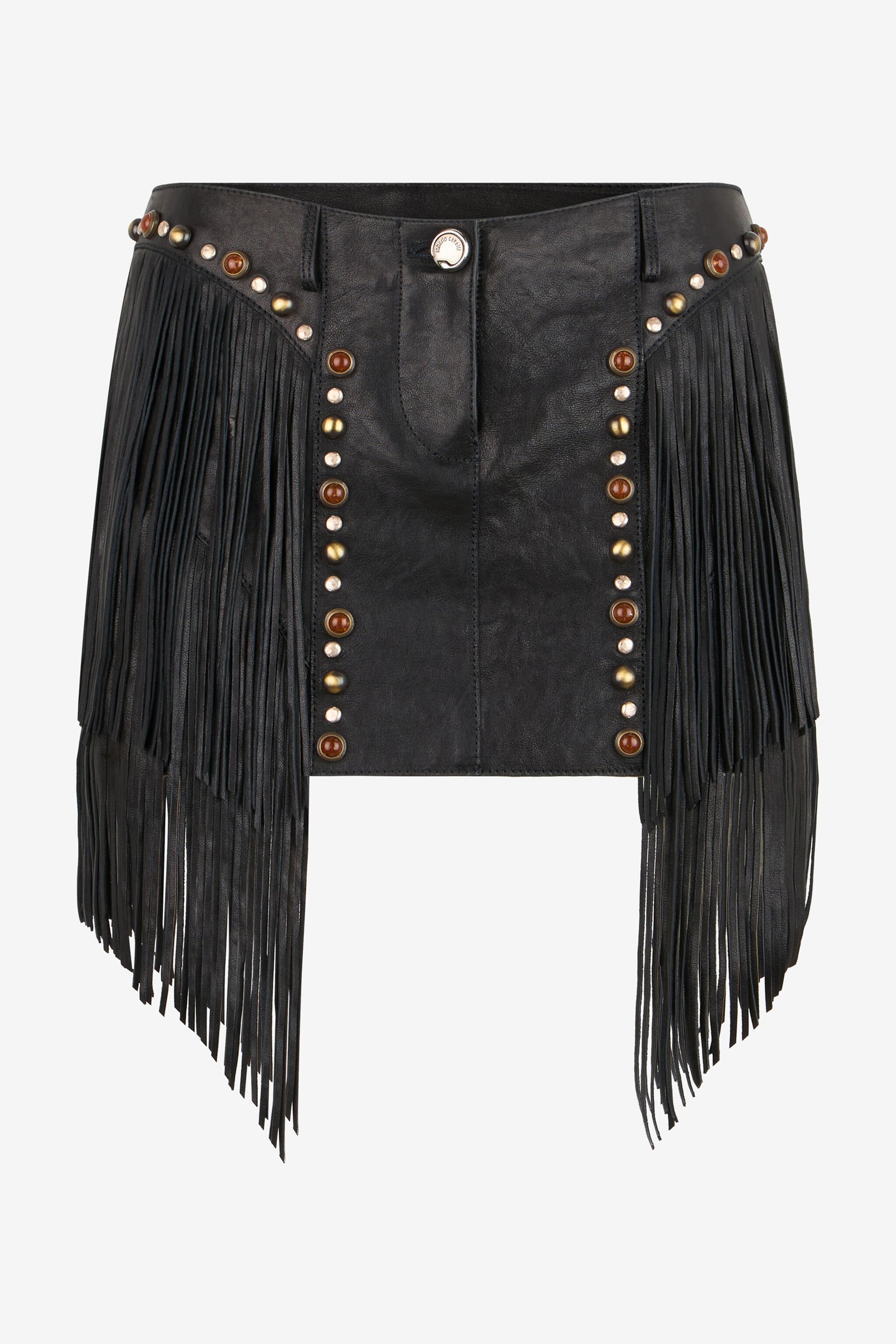 RC Mini-Jupe Noire À Franges BLACK XQP300-PN001