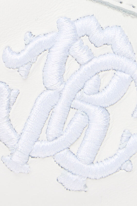 RC White Sneaker with Embroidered Monogram RC WHITE QOS01M-PZO20