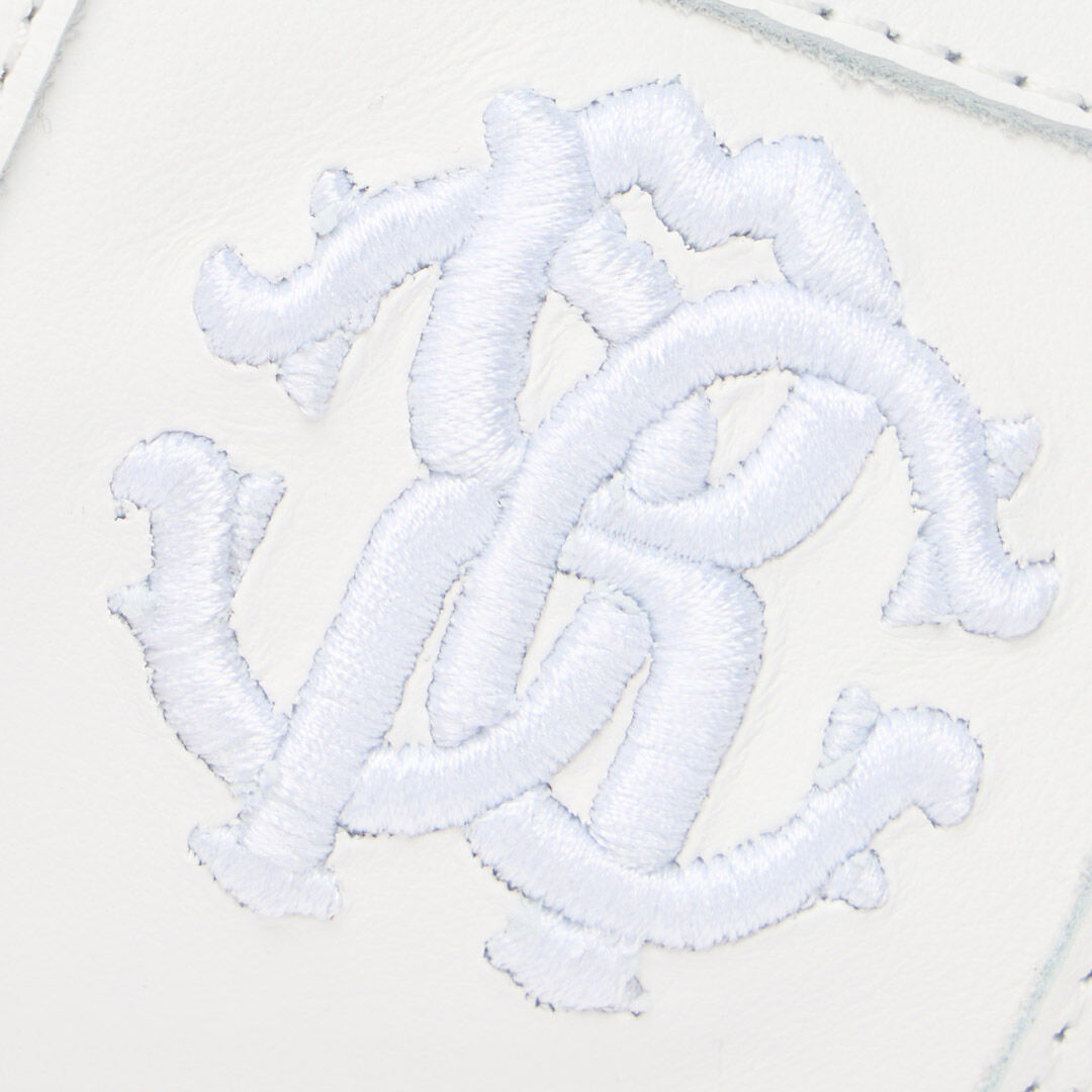 RC White Sneaker with Embroidered Monogram RC WHITE QOS01M-PZO20