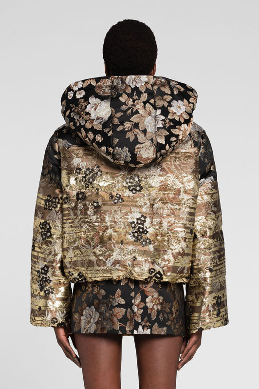 RC Gefütterte Jacke mit Blumenmuster RC Gefütterte Jacke mit Blumenmuster MARRONE PQT800-DJ067