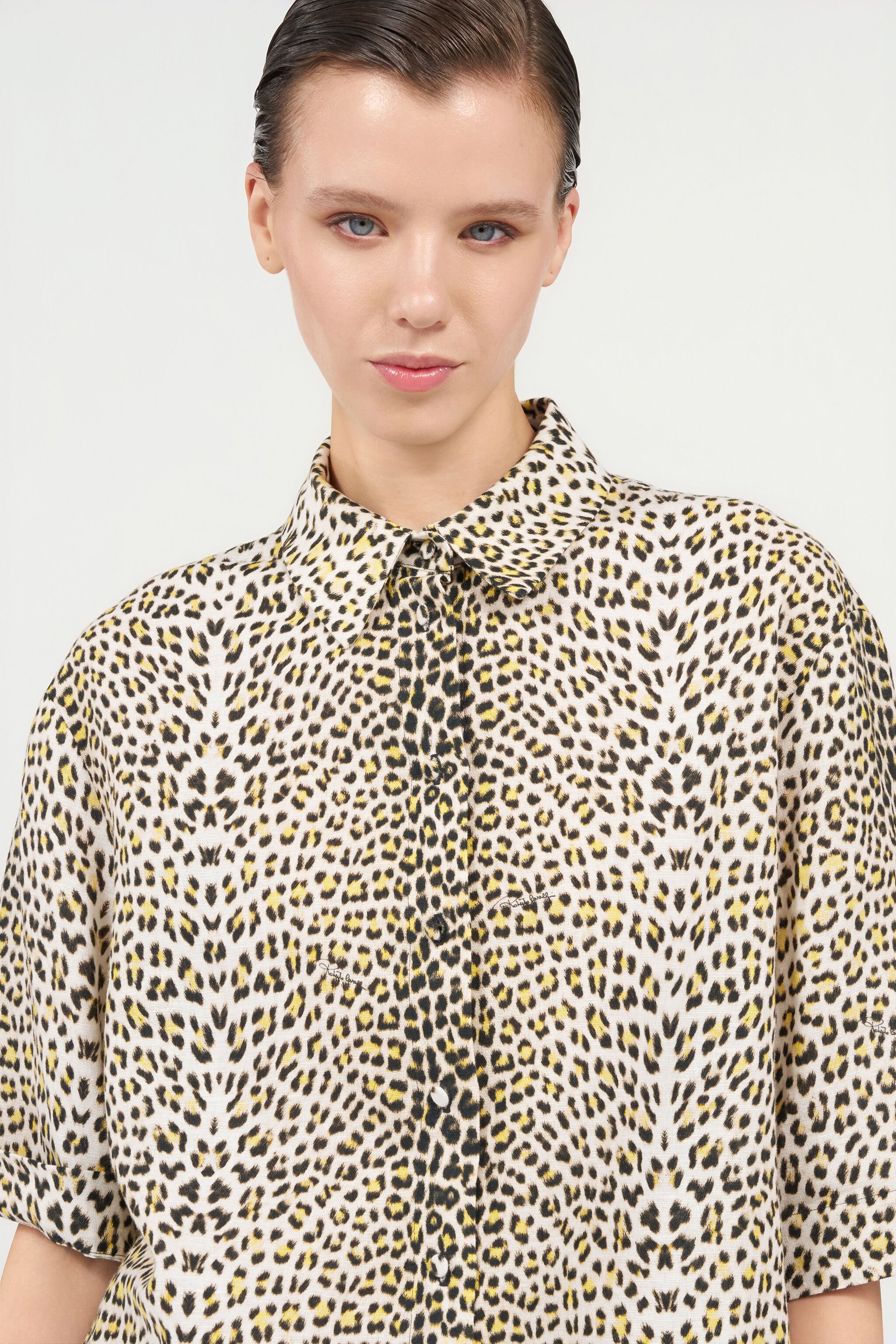 RC Hemd mit Baby Jaguar-Print RC Hemd mit Baby Jaguar-Print YELLOW/BLACK WQT705-OXR30