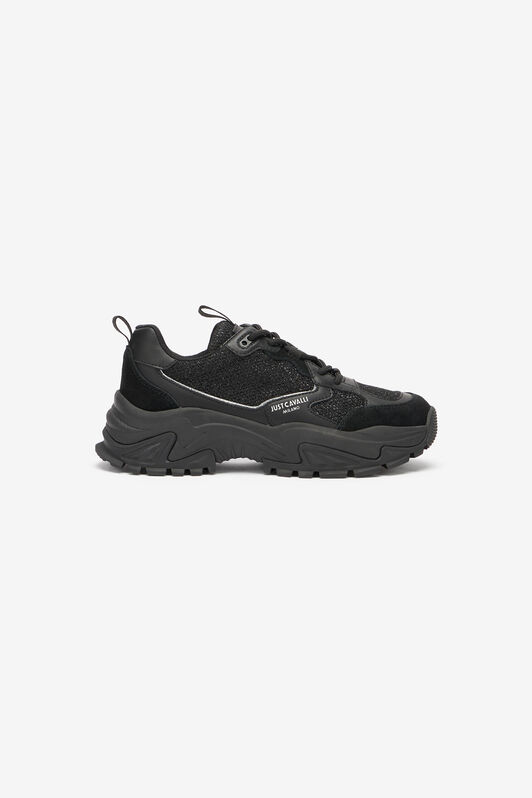 JC Sneakers With Chunky Lug Sole Black UFS034-UF356
