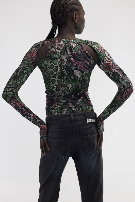 JC Long-sleeve body by Just Cavalli Grün RKT924-RK431