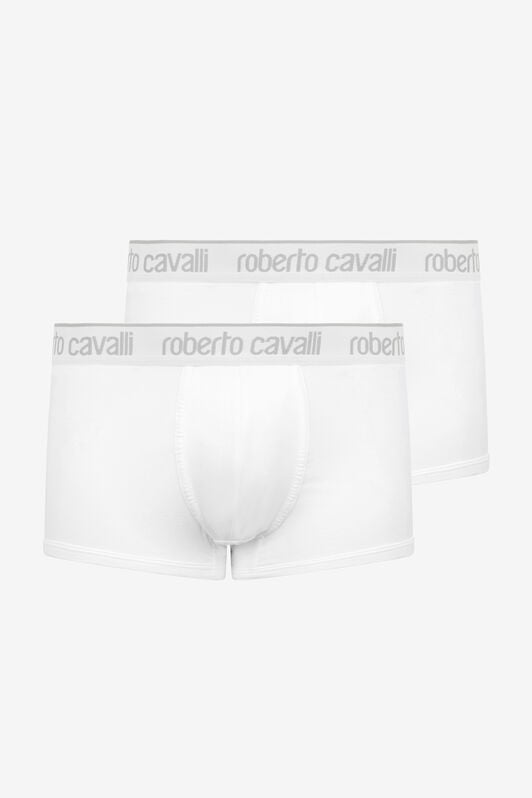 RC Set Aus Zwei Boxershorts Mit Logoband Weiß TRO20B-JJ016