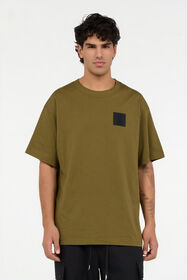 JC T-Shirt Verde In Cotone Con Monogram JC VERDE 185 VFT061-VF105