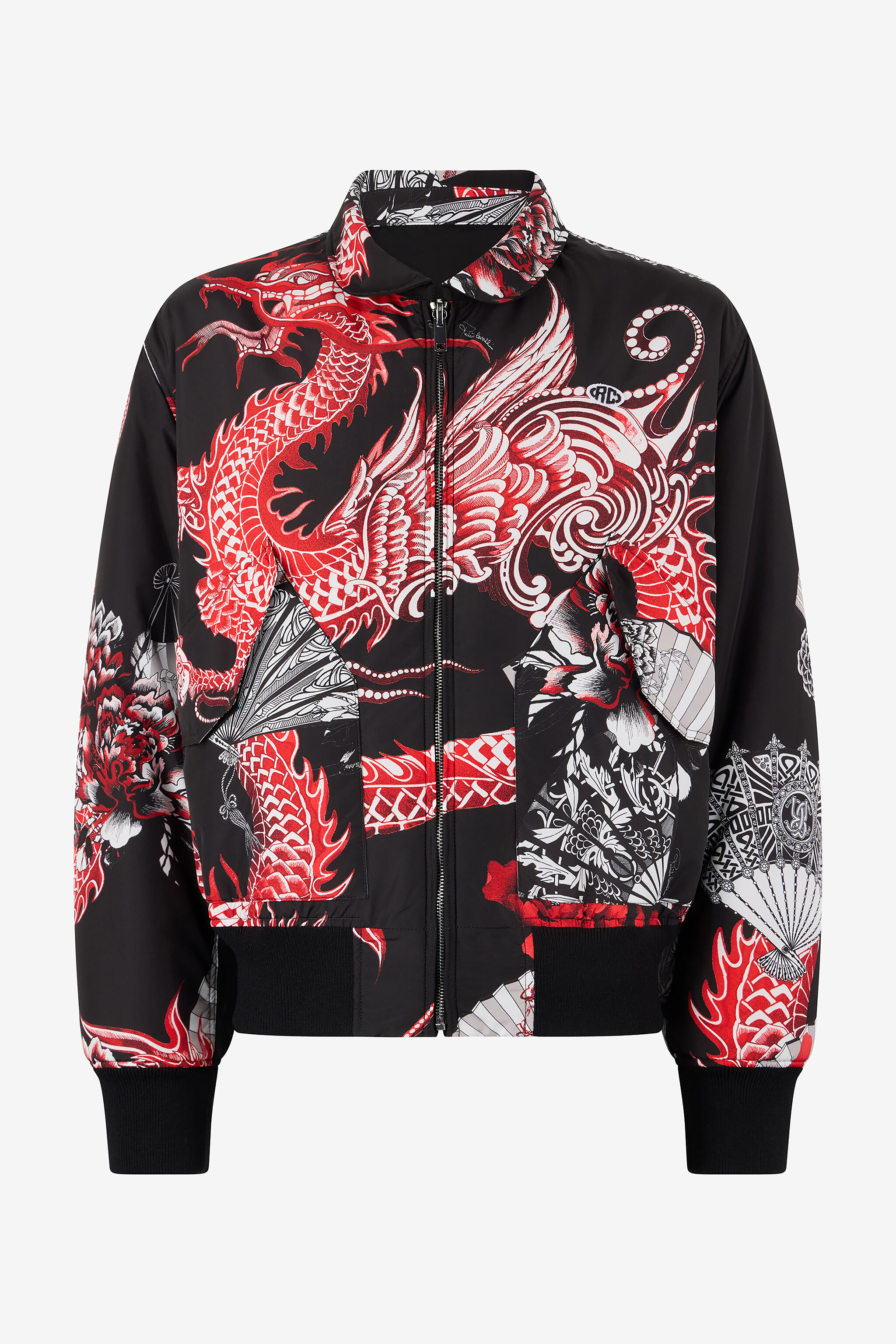 RC Reversible Bomber Jacket with Dragon Black VNT473-SB064