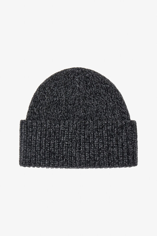 RC Grey Wool Cashmere Blend Hat With Monogram Rc Grey NOZ00D-MQ015
