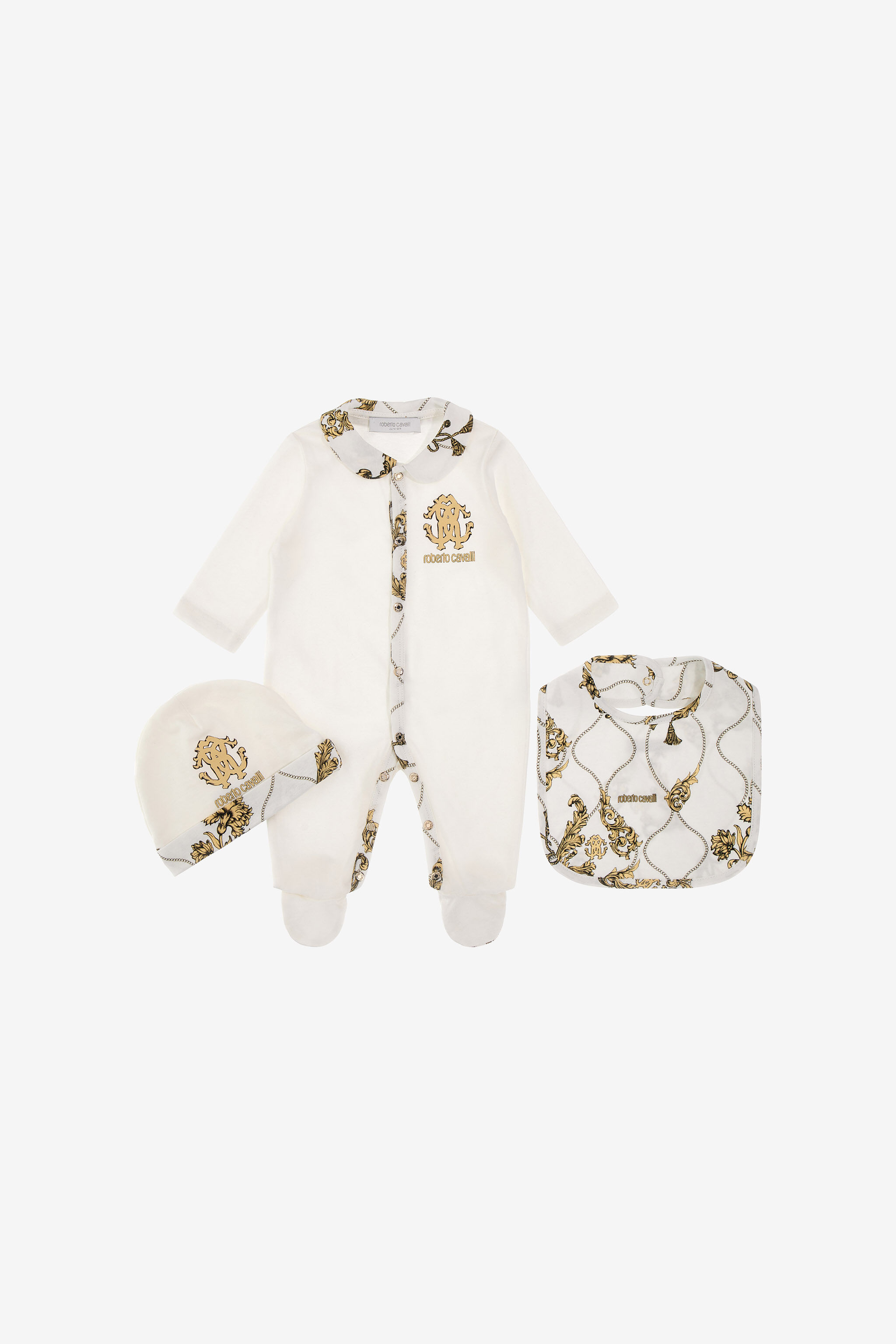JU Completo con Monogram RCe stampa Bianco SJT819-JD001