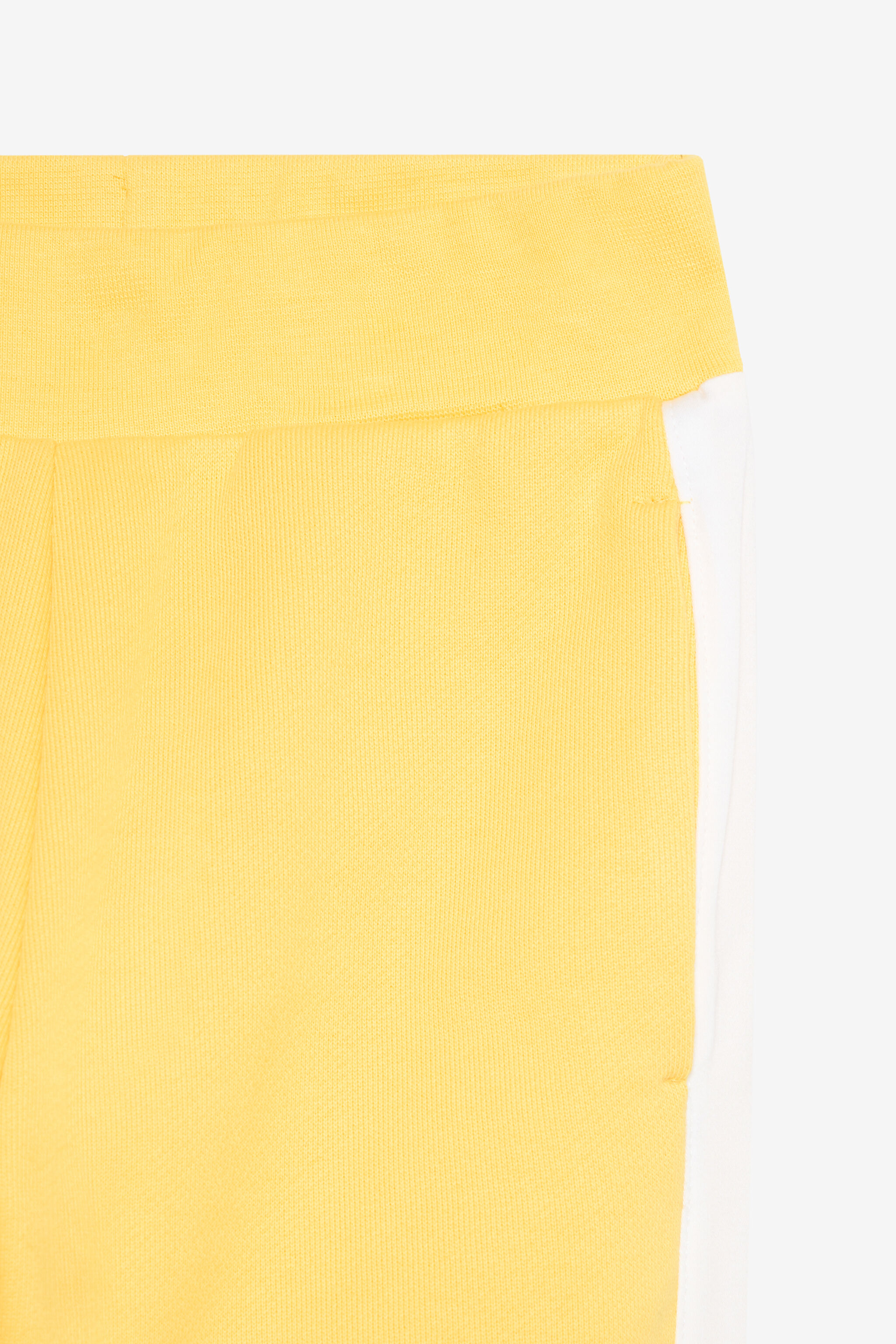 JU Yellow Track Pants with Logo Print YELLOW VJT20H-CF050